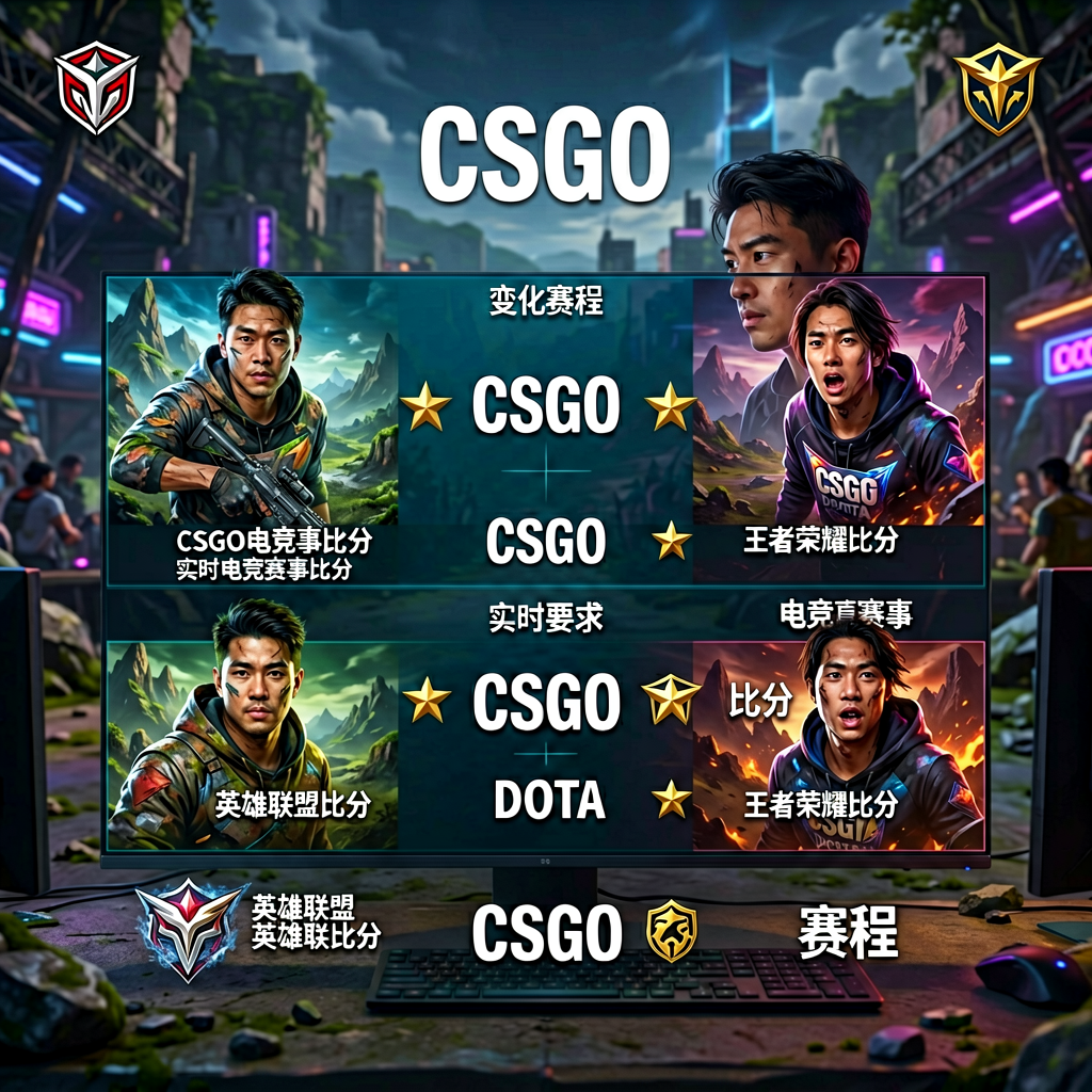 CSGO电竞赛事比分页面